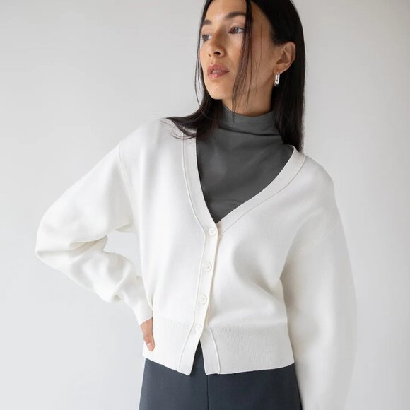 Oak and Fort Cropped Cardigan - Picture 1 of 6